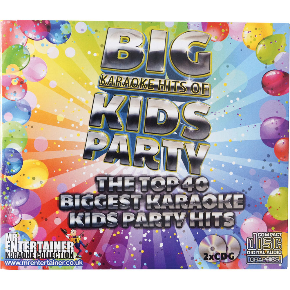 Mr Entertainer Silver Kids Party Karaoke CDG Disks Image 4