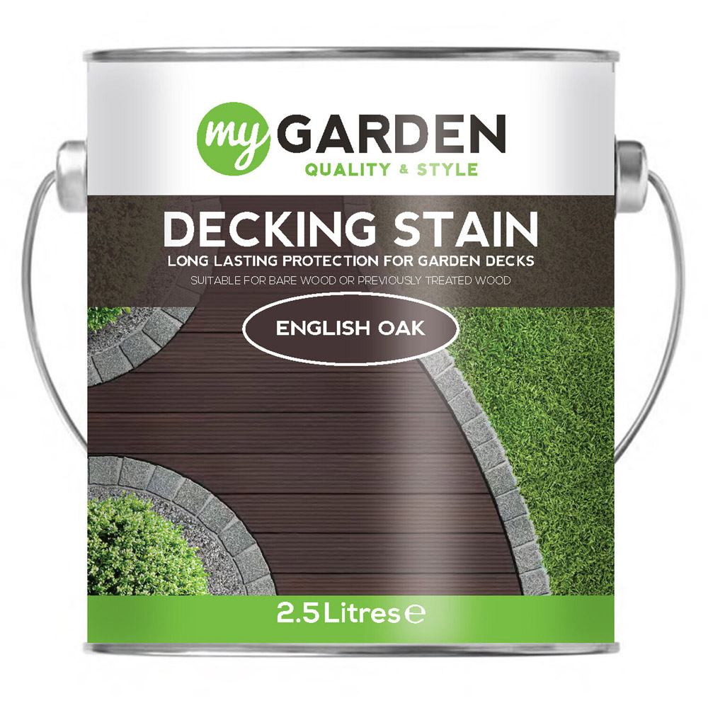 My Garden English Oak Decking Stain 2.5L Image 2