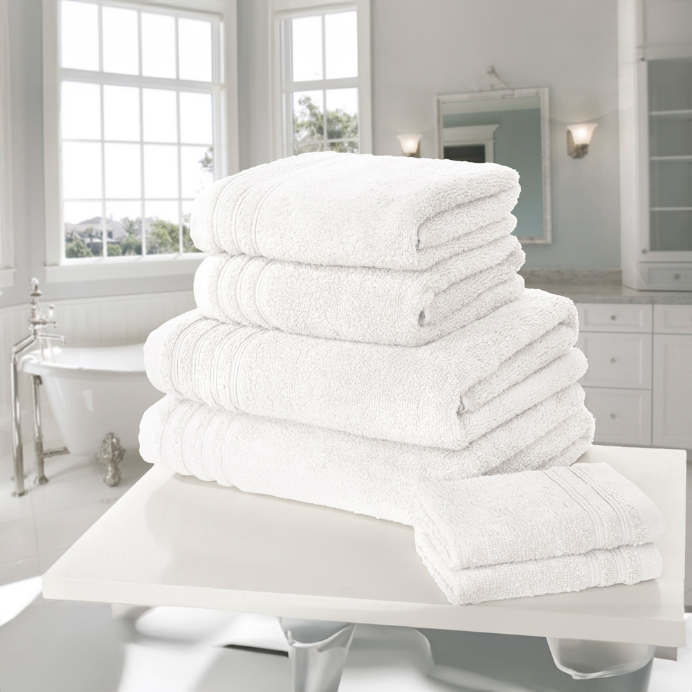 Rapport Home So Soft White Cotton Face Cloth Image 2