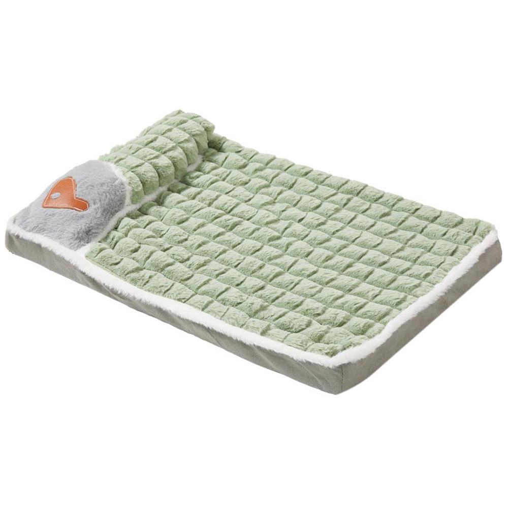H&O Direct Green Washable Pet Sleeping Mat 50 x 35cm Image 1