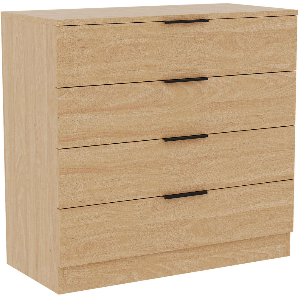 VIDA DESIGNS Trega 4 Drawer Pine Bedside Cabinet Image 2