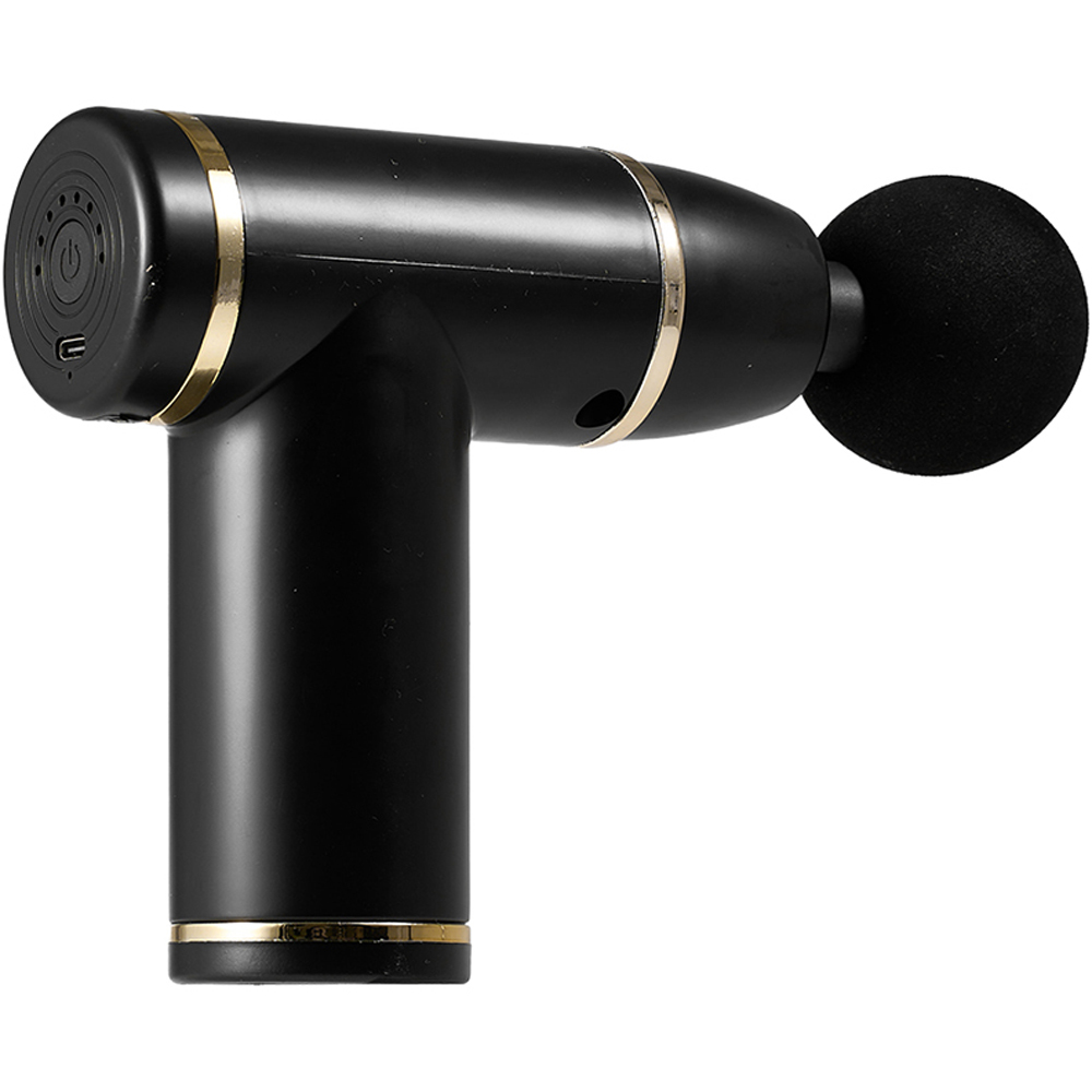 H&O Direct 8 Speed Mini Portable Pain Relief Massage Gun with 4 Heads Image 2