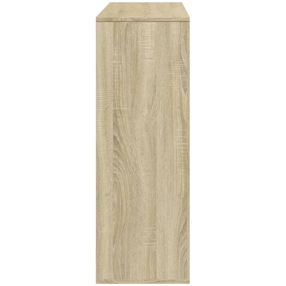 vidaXL 6 Shelf Sonoma Oak Small Bookcase Image 5