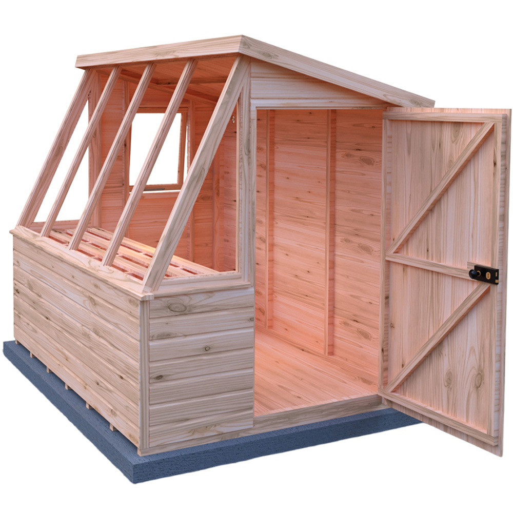 Shire 8 x 6ft Style B Shiplap Potting Shed Image 1