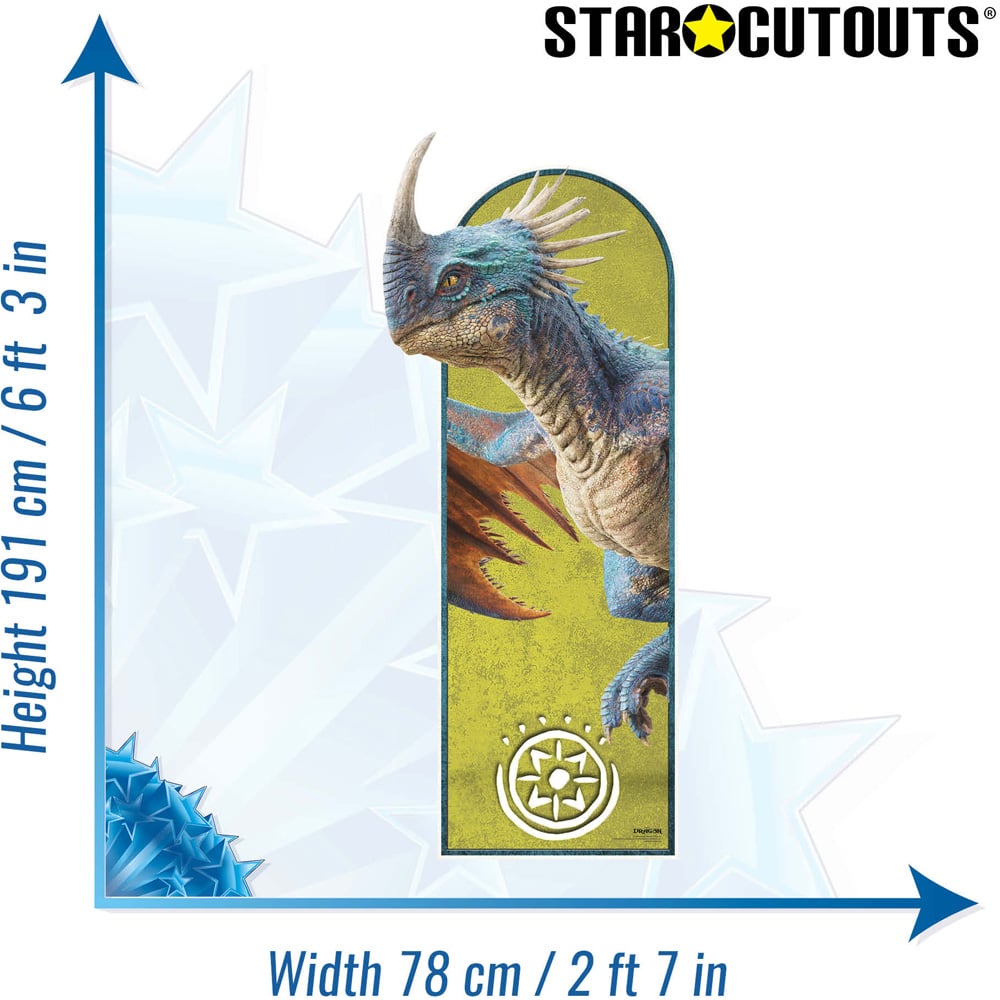 Star Cutouts Deadly Nadder Sailboard Cardboard Cutout 6ft Image 6