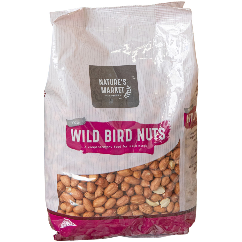 Samuel Alexander Wild Bird Whole Nuts Feed Bag 1kg Image 1