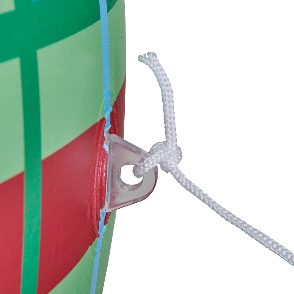 Inflatable 60cm Green and Red Bauble Image 3