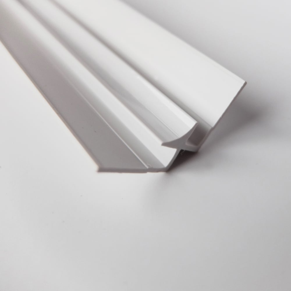 Wetwall White Tile Internal Corner 2440mm Image 3