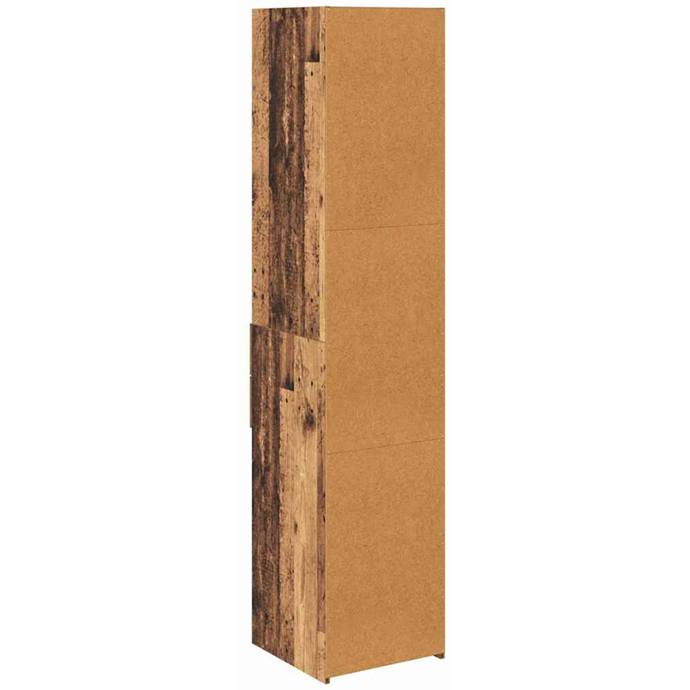 vidaXL 2 Drawer 5 Shelf Old Wood Highboard Image 7