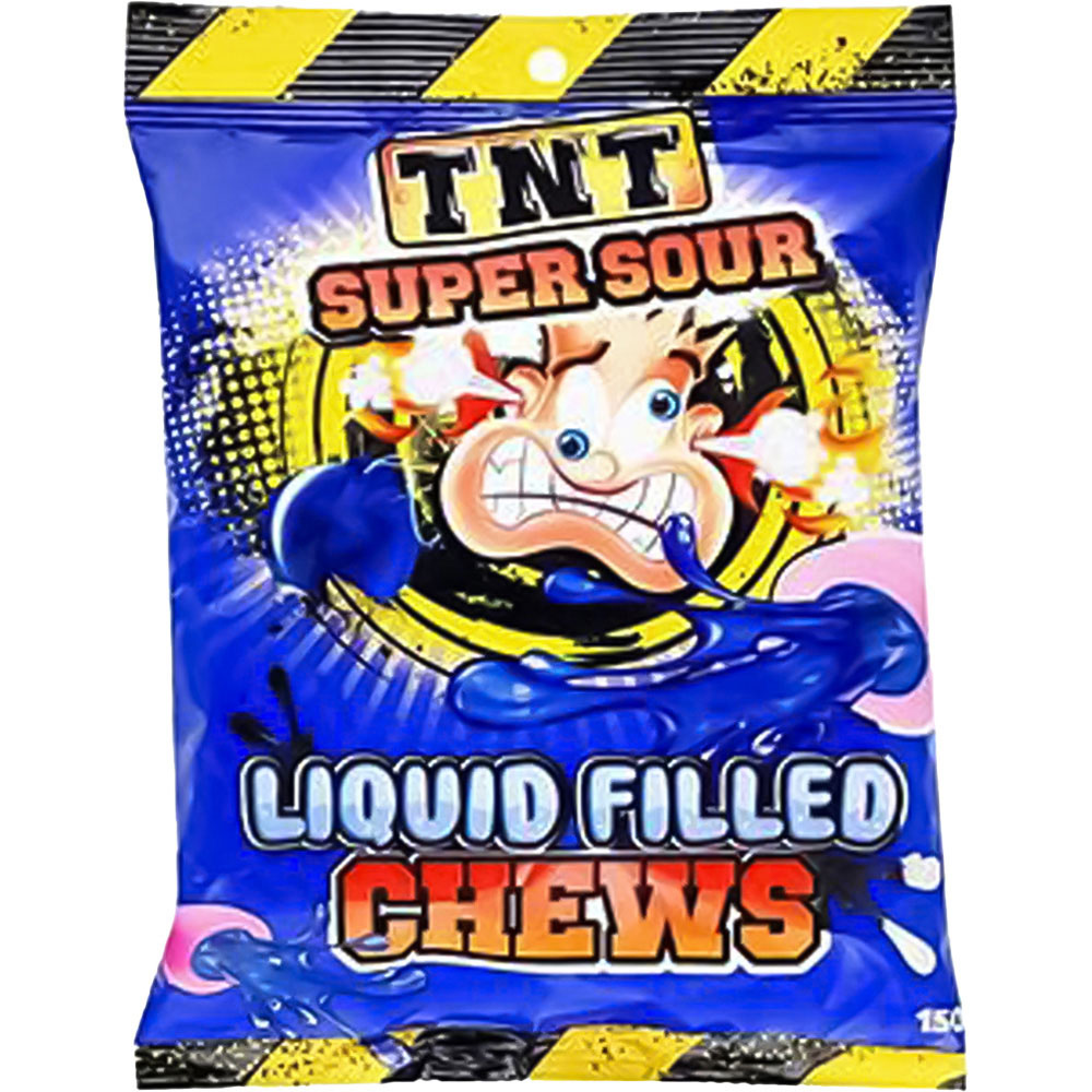 TNT Super Sour Chews 150g Image