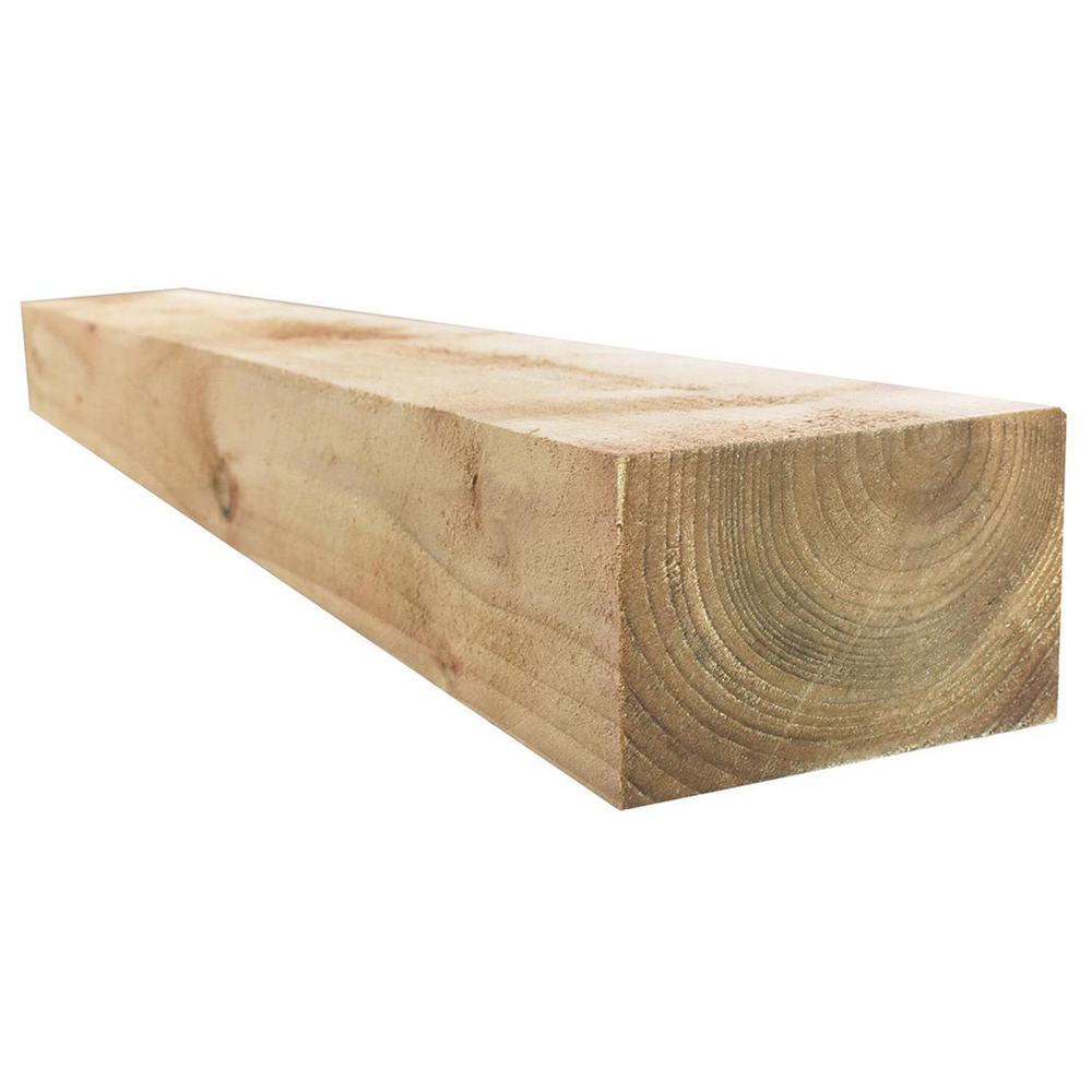 Snowdon Timber Garden Treated Wooden Sleeper 150mm x 1.2m 5 Pack Image 1