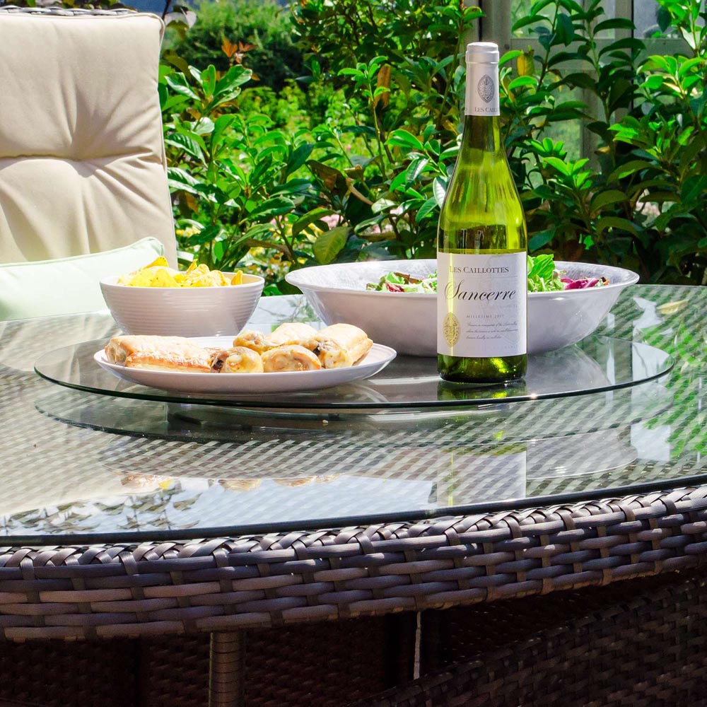 Glass Lazy Susan60cm N12054 Wilko