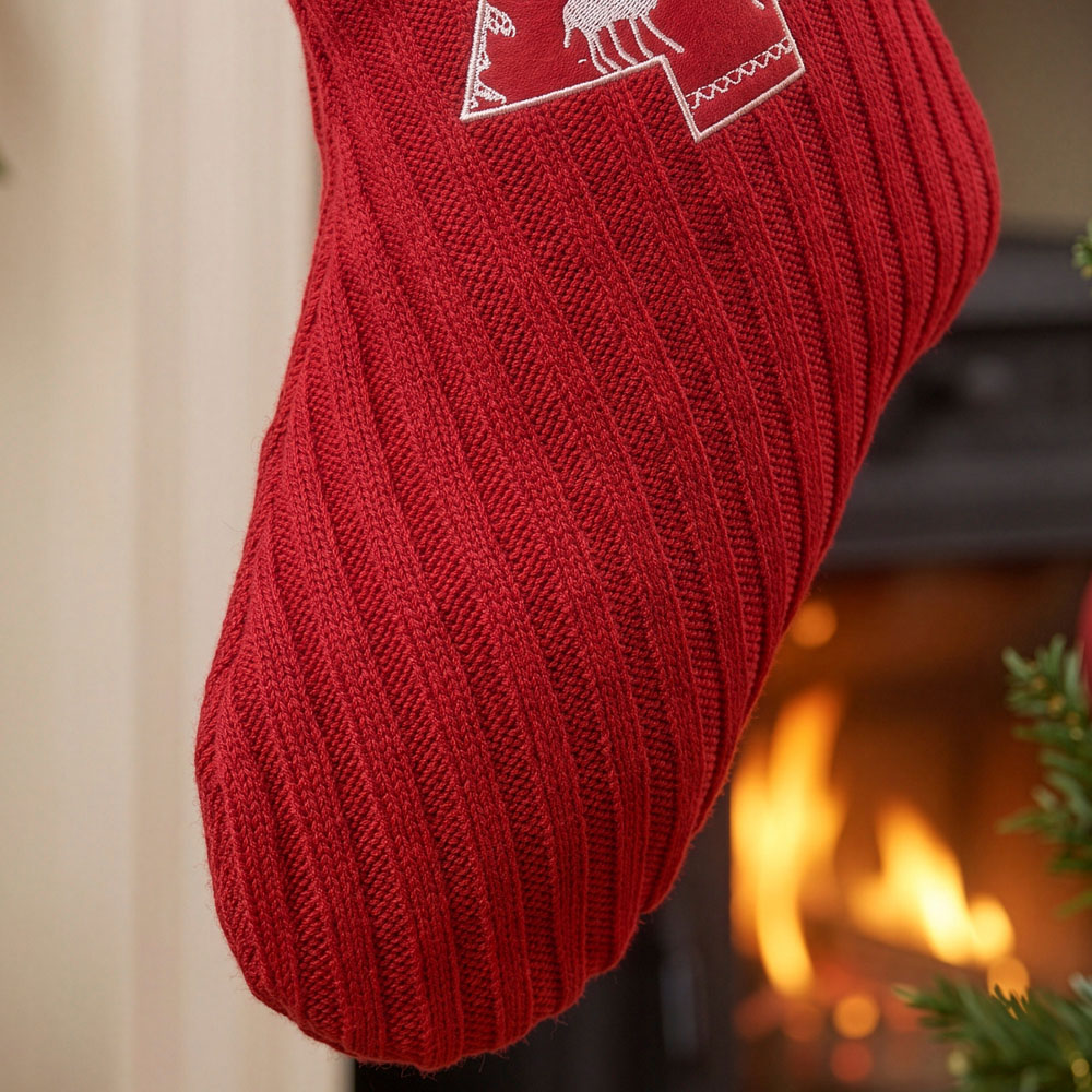 Dibor Nordic Tree Christmas Stocking Image 3