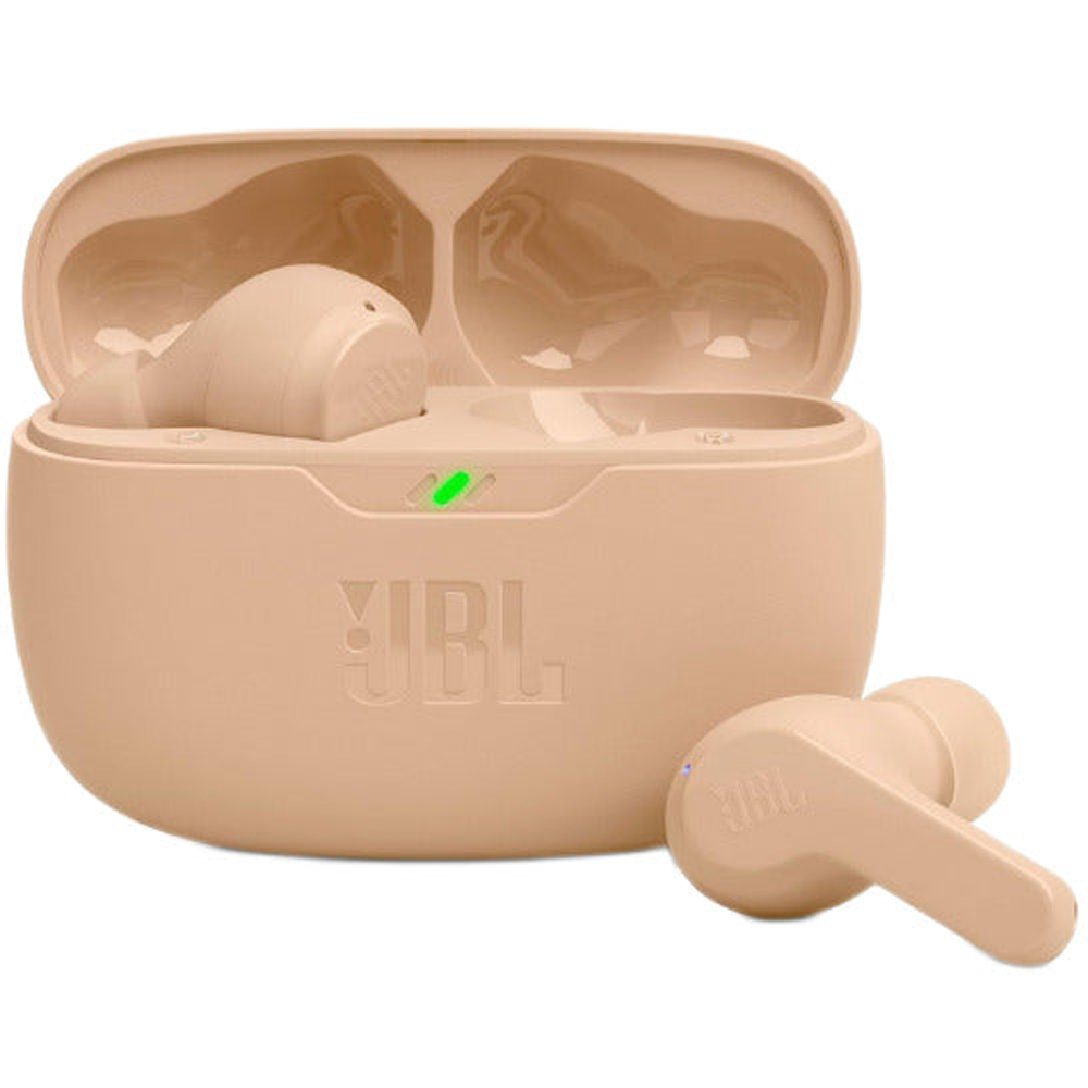 JBL Wave Beam Cream In-Ear Wireless Earbuds Image 1