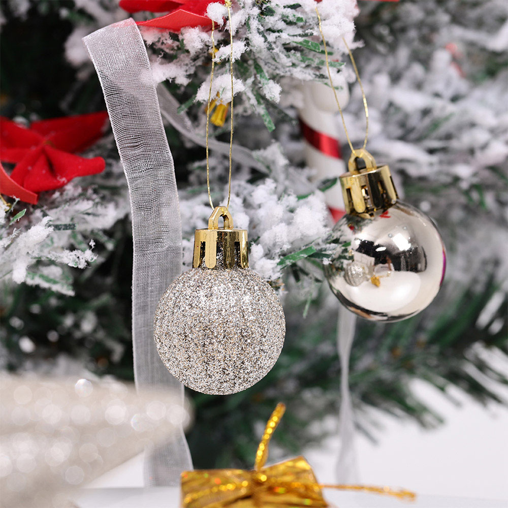 Living and Home Silver Bauble 30 Pack Image 5