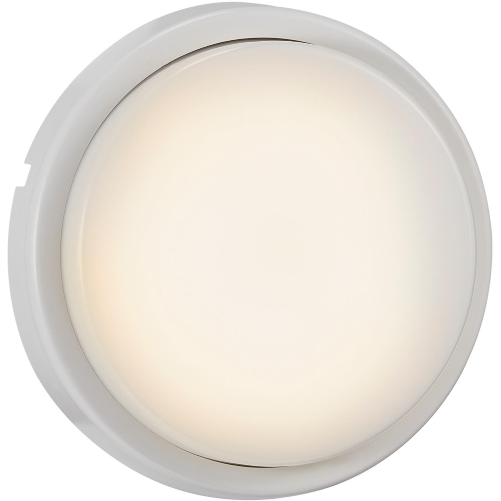 Nordlux Cuba White Round Garden Wall Light Image 2