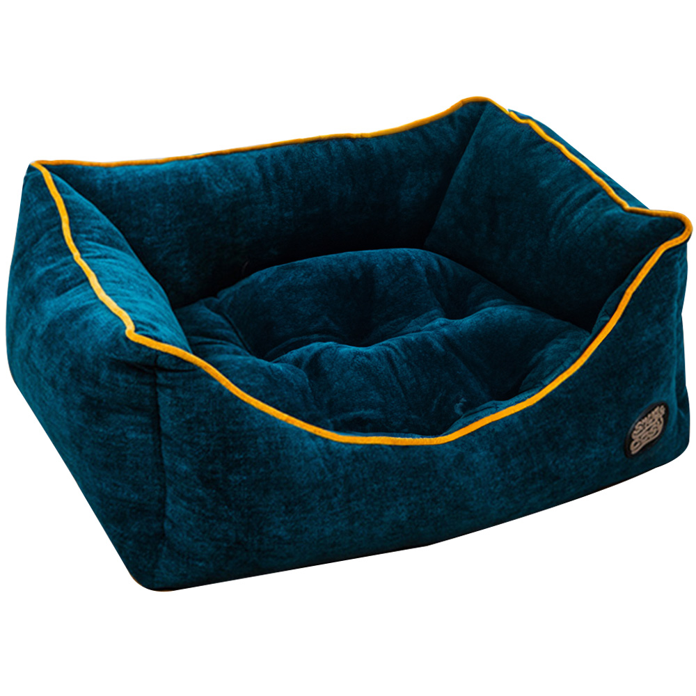 Snug & Cosy Chelsea Large Teal Dog Bed Image 1