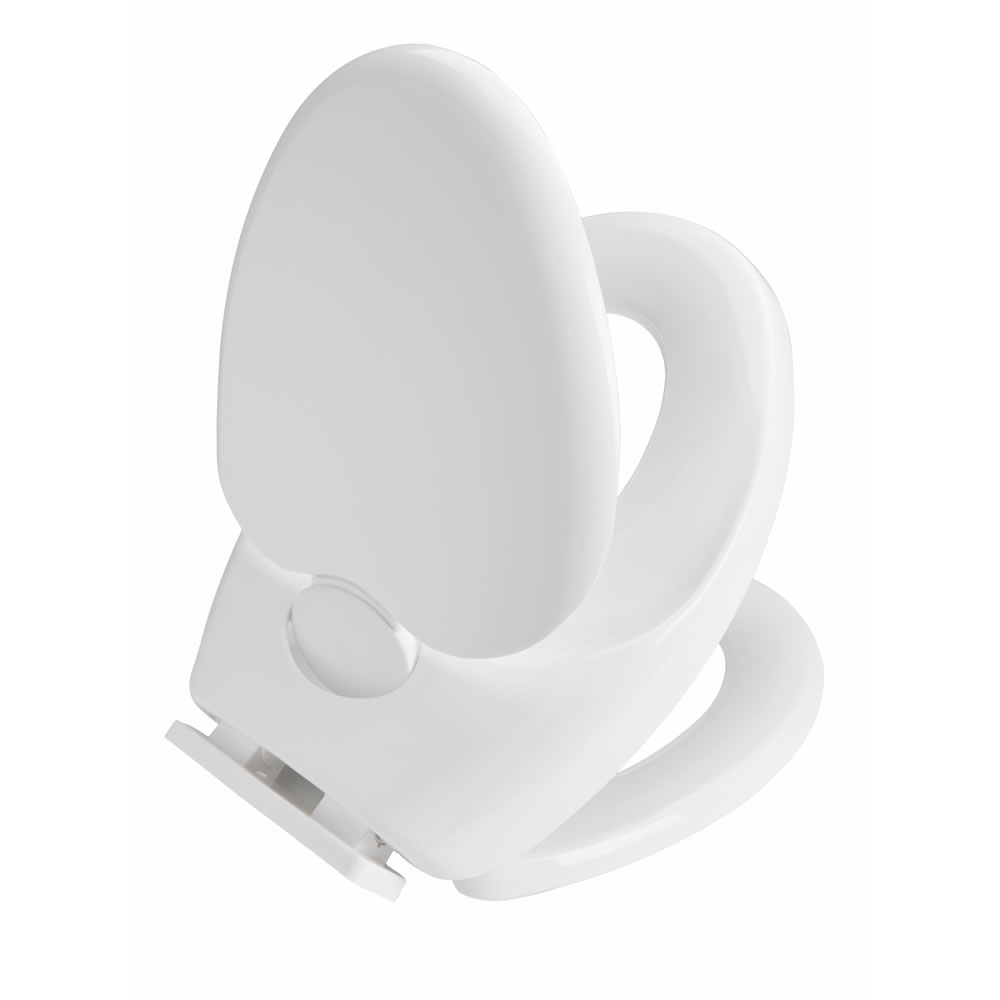 Wilko White Family Toilet Seat Wilko