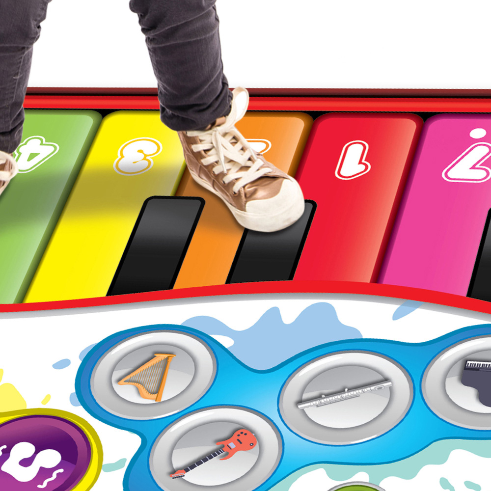Winfun Disco Beat Bop Step-to-Play Jumbo Kids Piano Mat Image 7