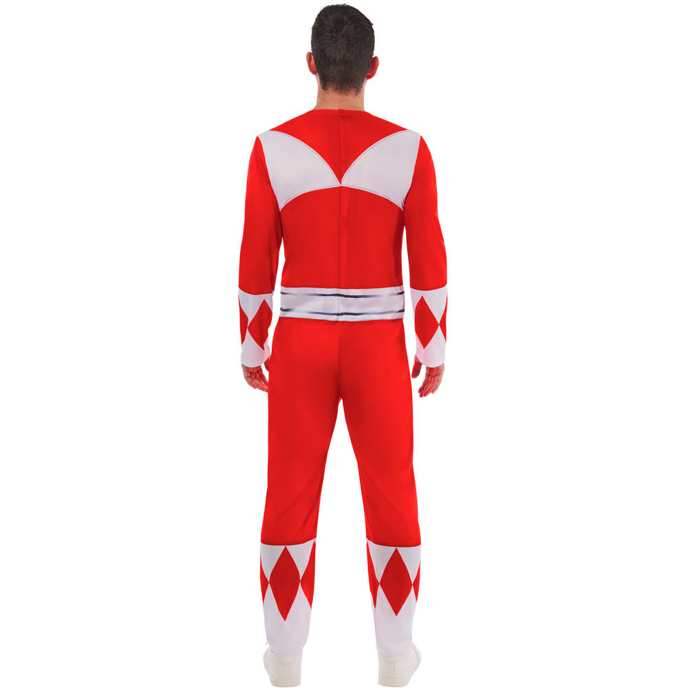 Power Rangers Mighty Morphin Red Ranger Adult Costume Small Image 6
