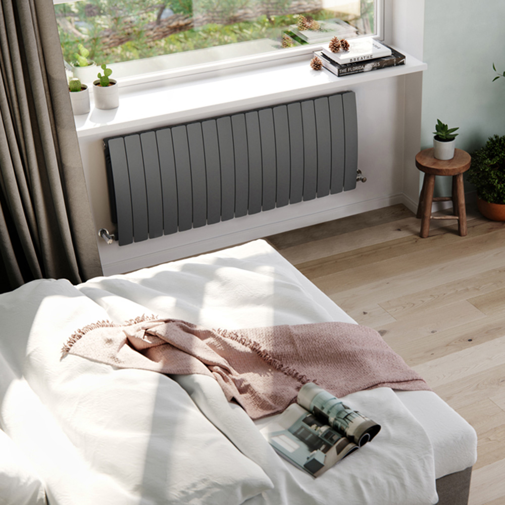 Terma Bergamo 6530BTU Graphite 17 Section Radiator 590 x 1360mm Image 8