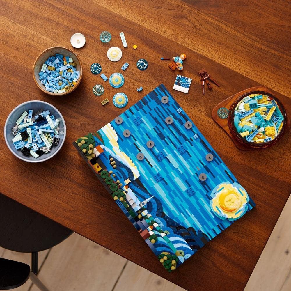 LEGO Vincent Van Gogh The Starry Night Building Kit Image 4
