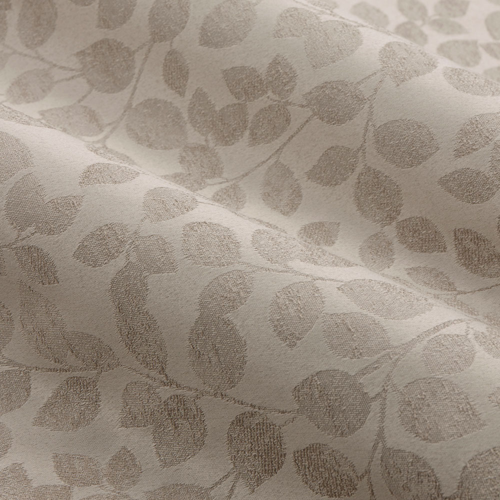 Wylder Grace Leaf Natural Jacquard Fully Lined Eyelet Curtains 168 x 137cm Image 6