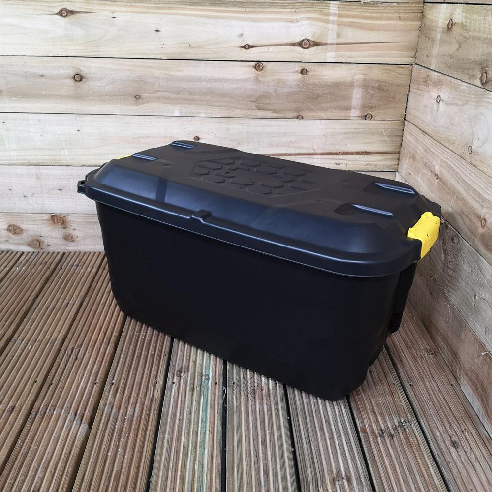Samuel Alexander 145L and 60L Heavy Duty Storage Chest with Clips 3 Pack Image 5
