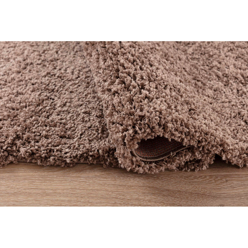 Desire Rugs Oxford Dark Beige Plain Shaggy Rug 120 x 170cm Image 3