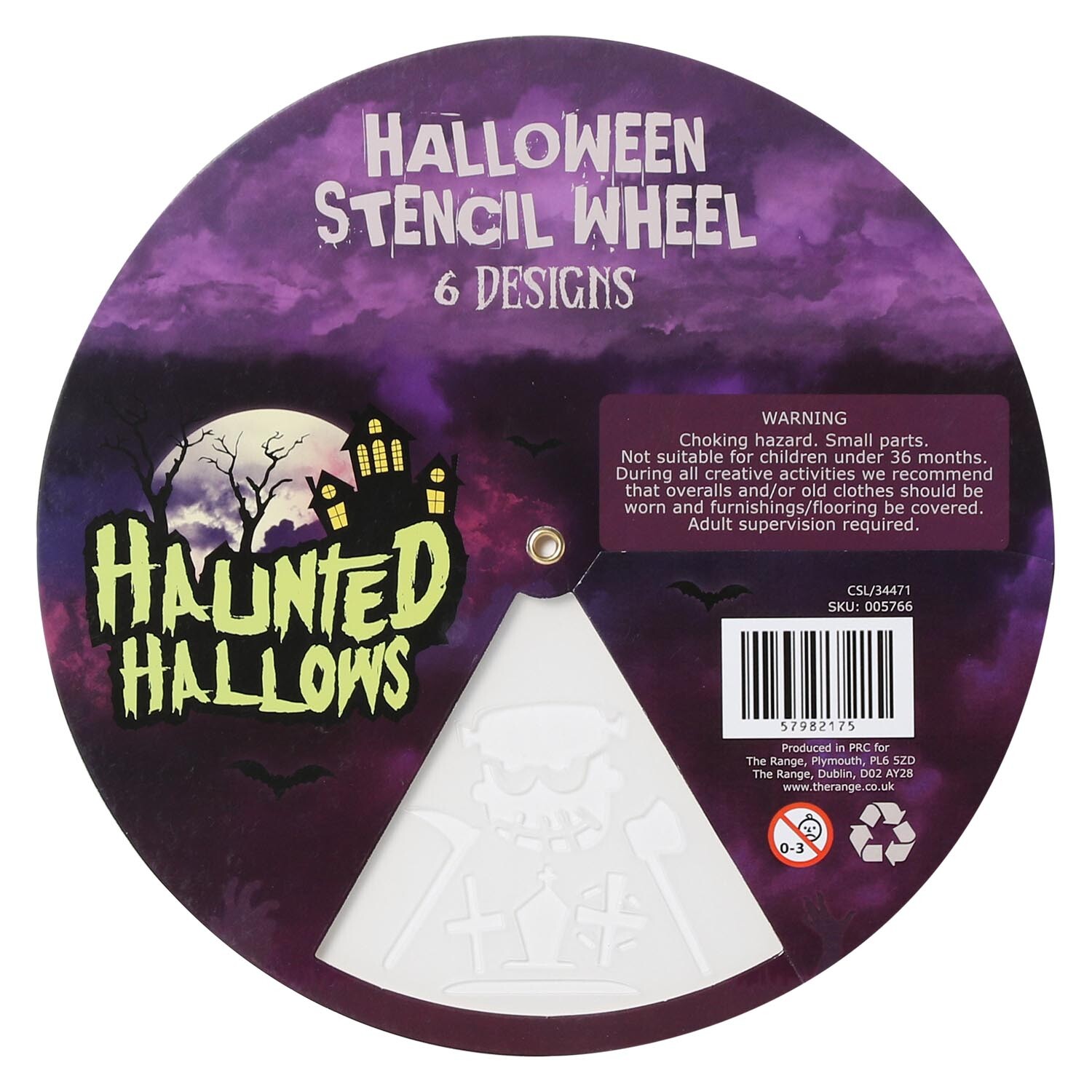 Halloween Stencil Wheel Image 3