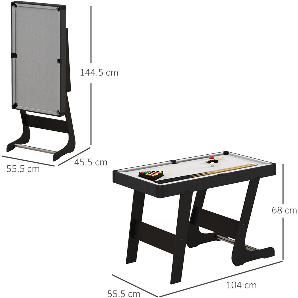 SPORTNOW 3.5ft Foldable Pool Table Set Image 9