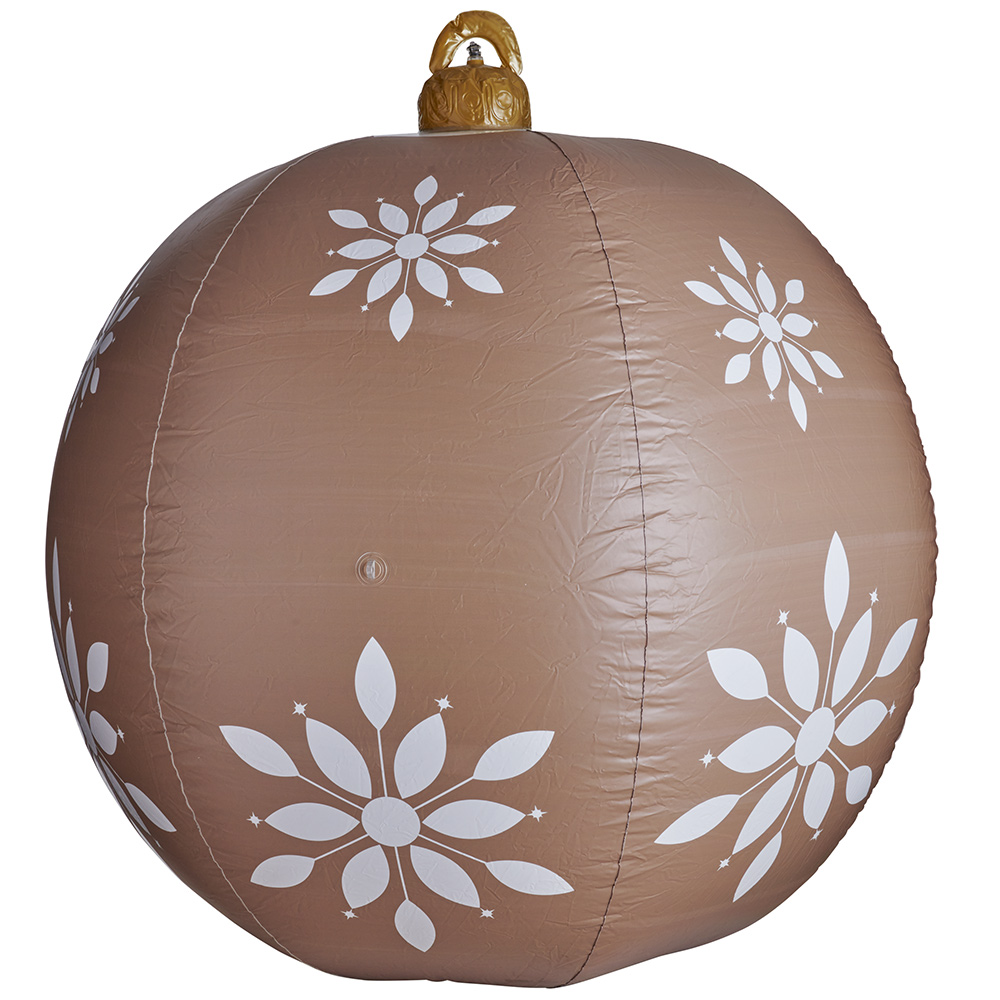 Wilko 120cm Inflatable Bauble Champagne Image 1