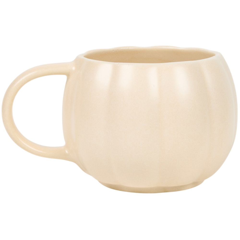 Reactive Glazed Pumpkin Mug Image 3
