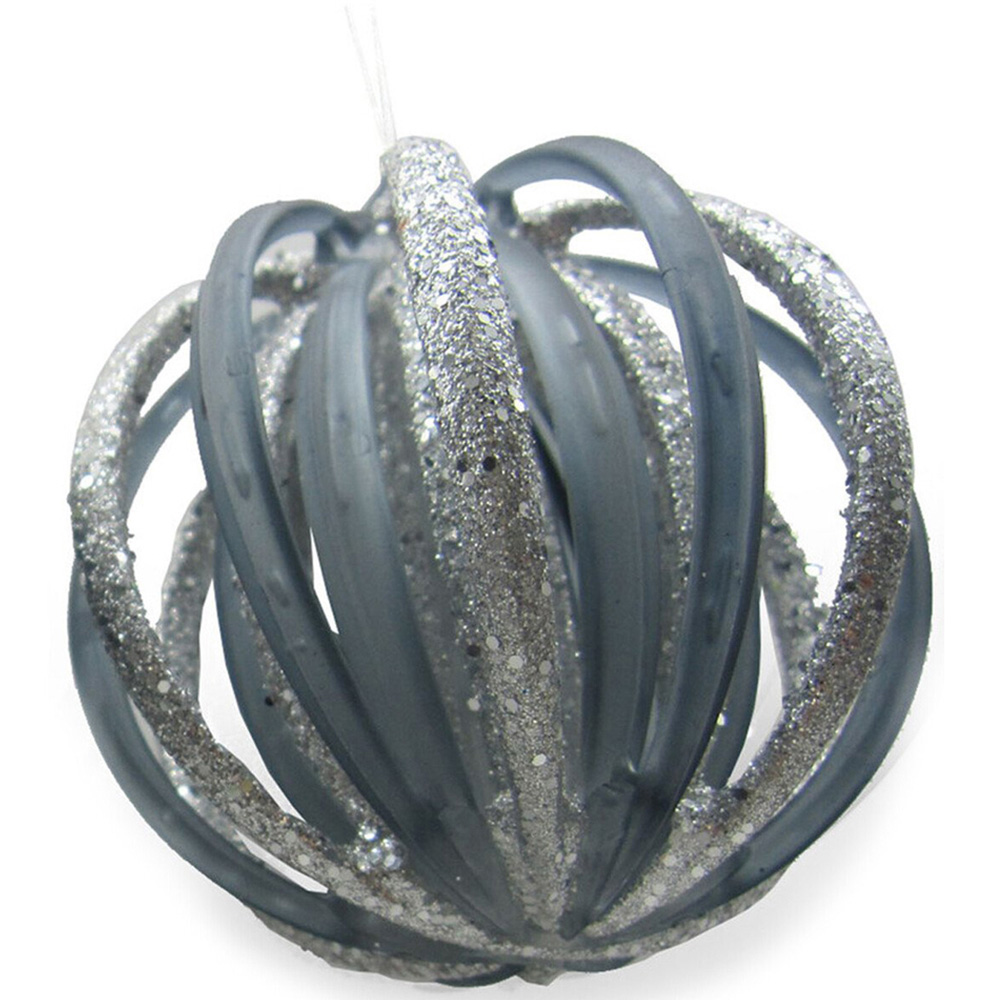 Two Tone Blue Bauble Image 7