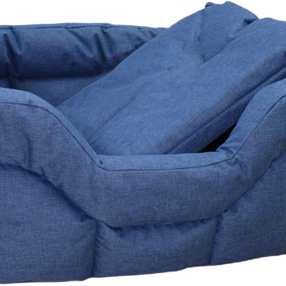 P&L Large Blue Heavy Duty Dog Bed Image 4