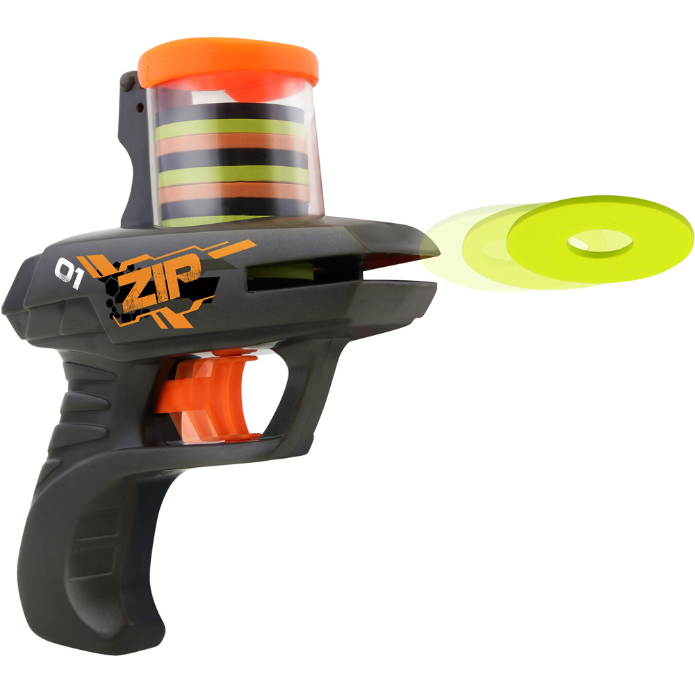 Set of 2 Black Fire Duel ZipShot Foam Disc Shooters Image 4