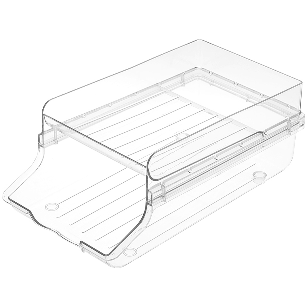 Living and Home 2-Tier Clear Rolling Can Dispenser 37 x 20 x 14.5cm Image 2