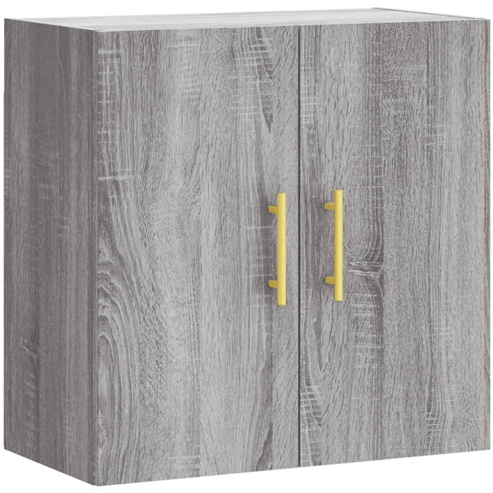vidaXL 2 Door Grey Sonoma Wall Cabinet Image 2