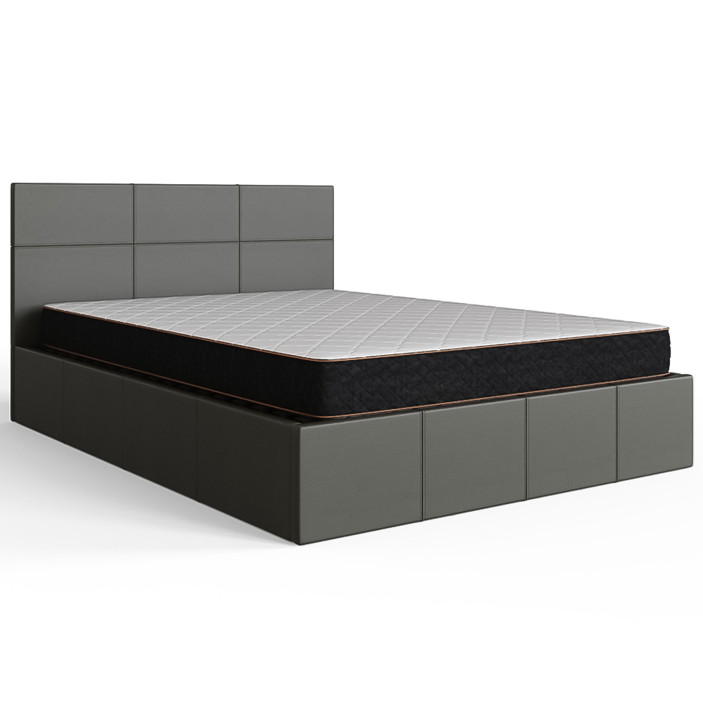 GFW Small Double Grey Side Lift Ottoman Bed Image 2