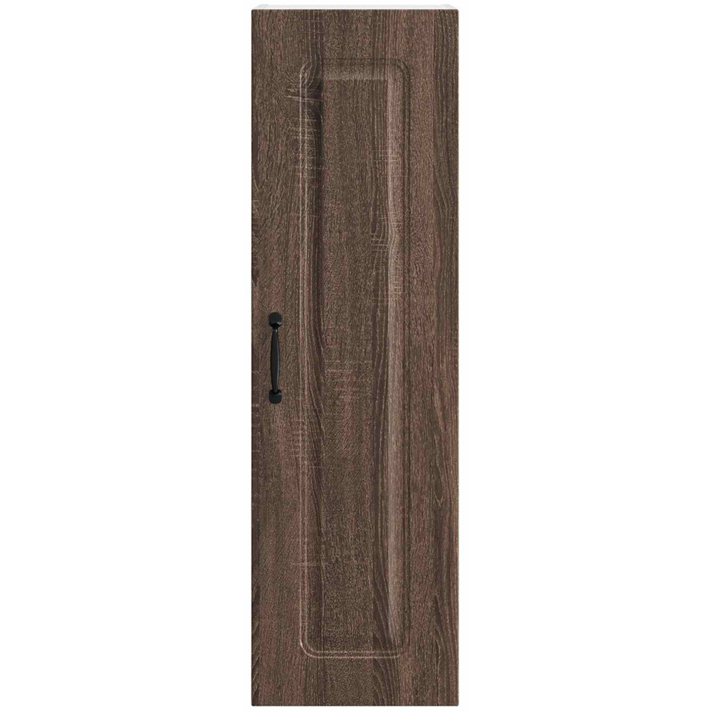 vidaXL Single Door Brown Oak Kitchen Wall Cabinet Image 4