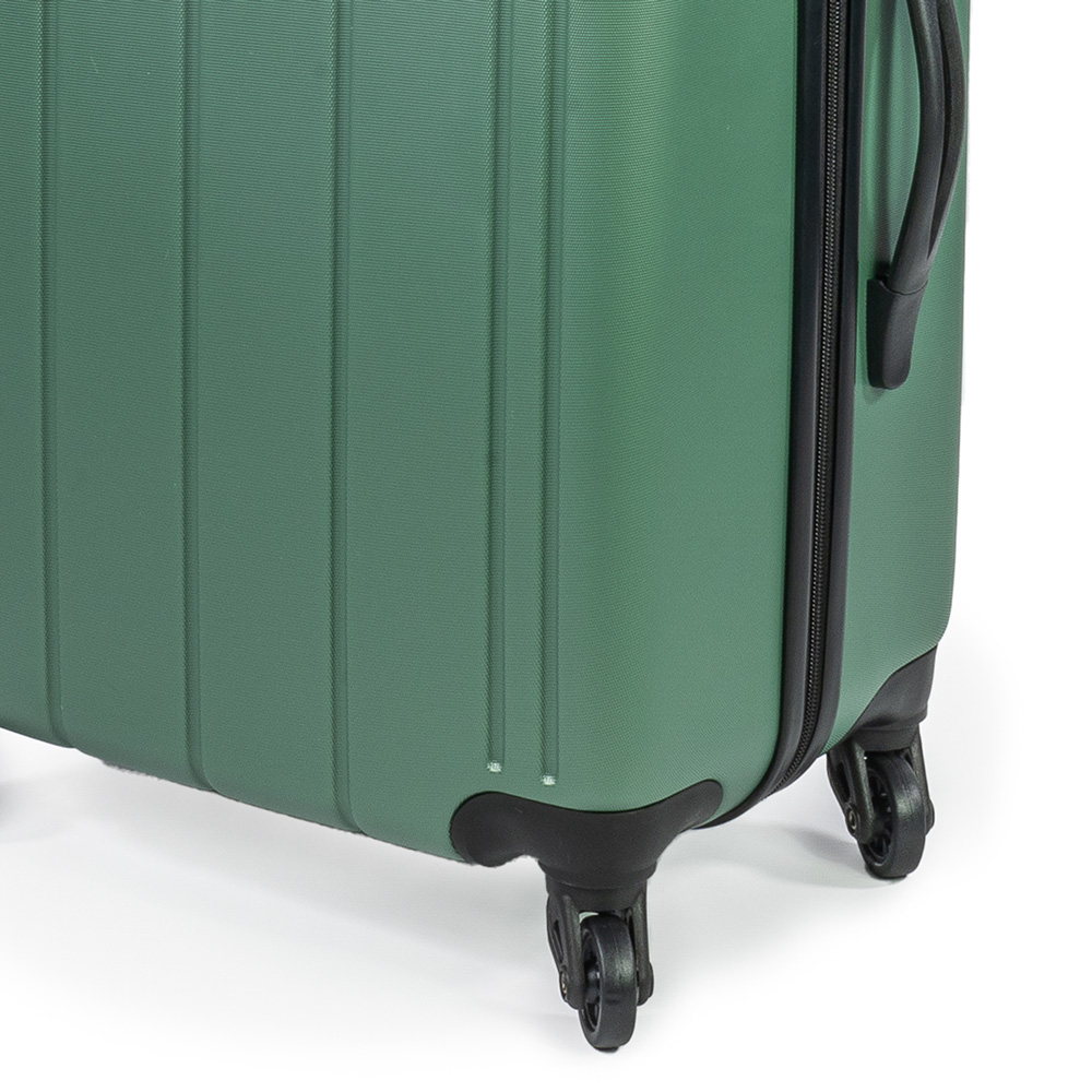 Pierre Cardin Medium Green Lightweight Trolley Suitcase Image 3