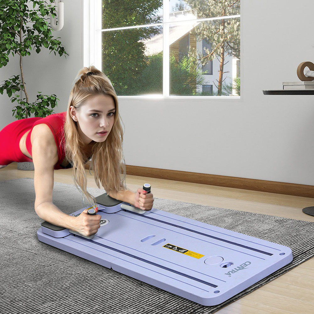 Spector Centra Purple Foldable Pilates Reformer Board Set Image 2
