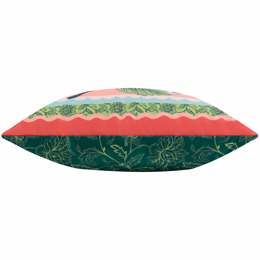 furn. Anemone Multicolour Strawberries Printed Polyester Filled Outdoor Cushion 45 x 45cm Image 3