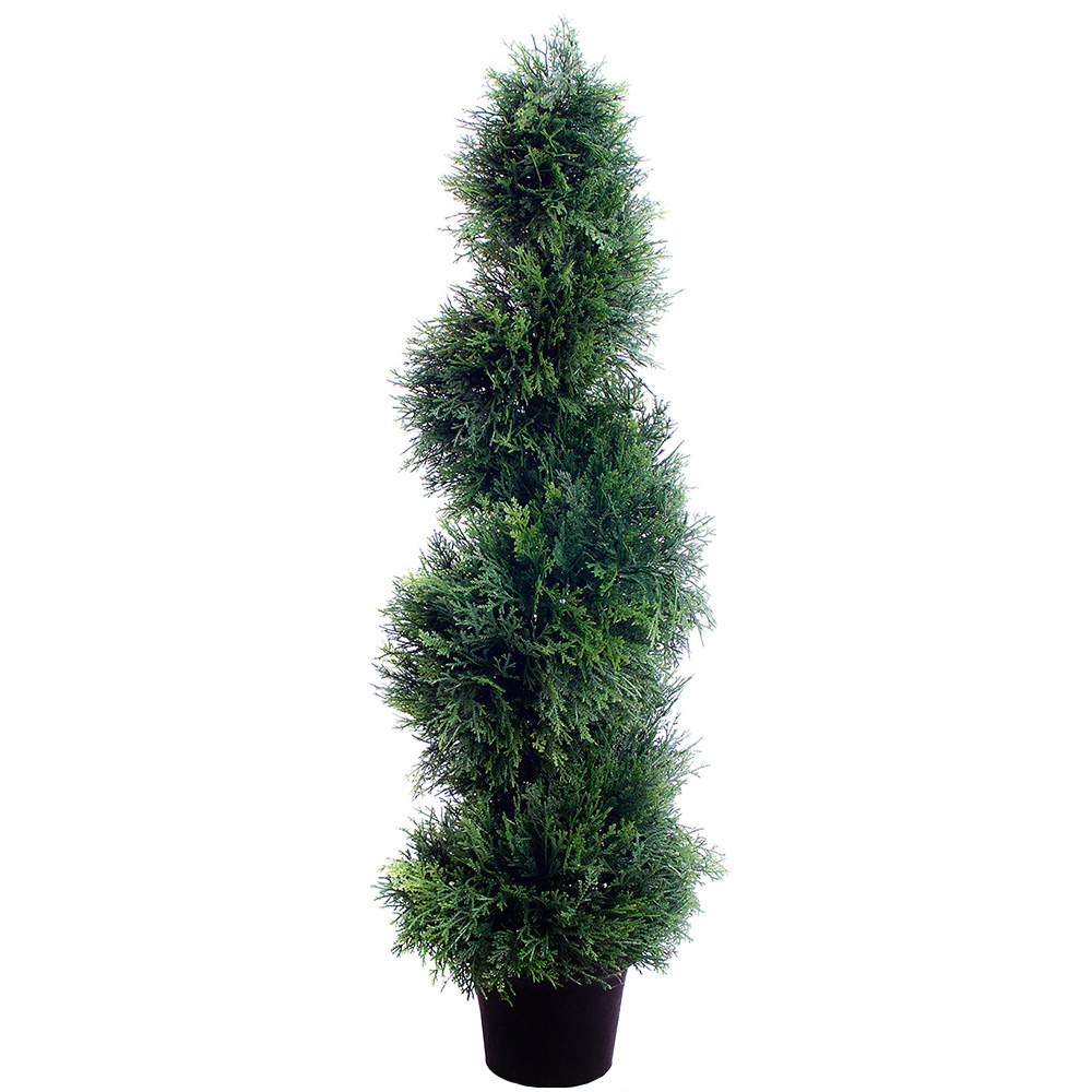 3ft Cedar Spiral Topiary Tree Image 1