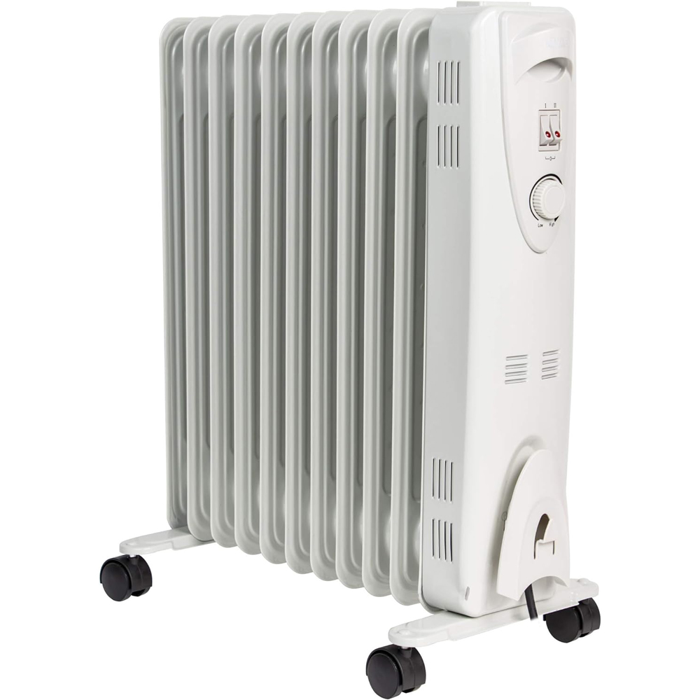 Mylek Oil Filled Heater with Adjustable Thermostat 2500W Image 1