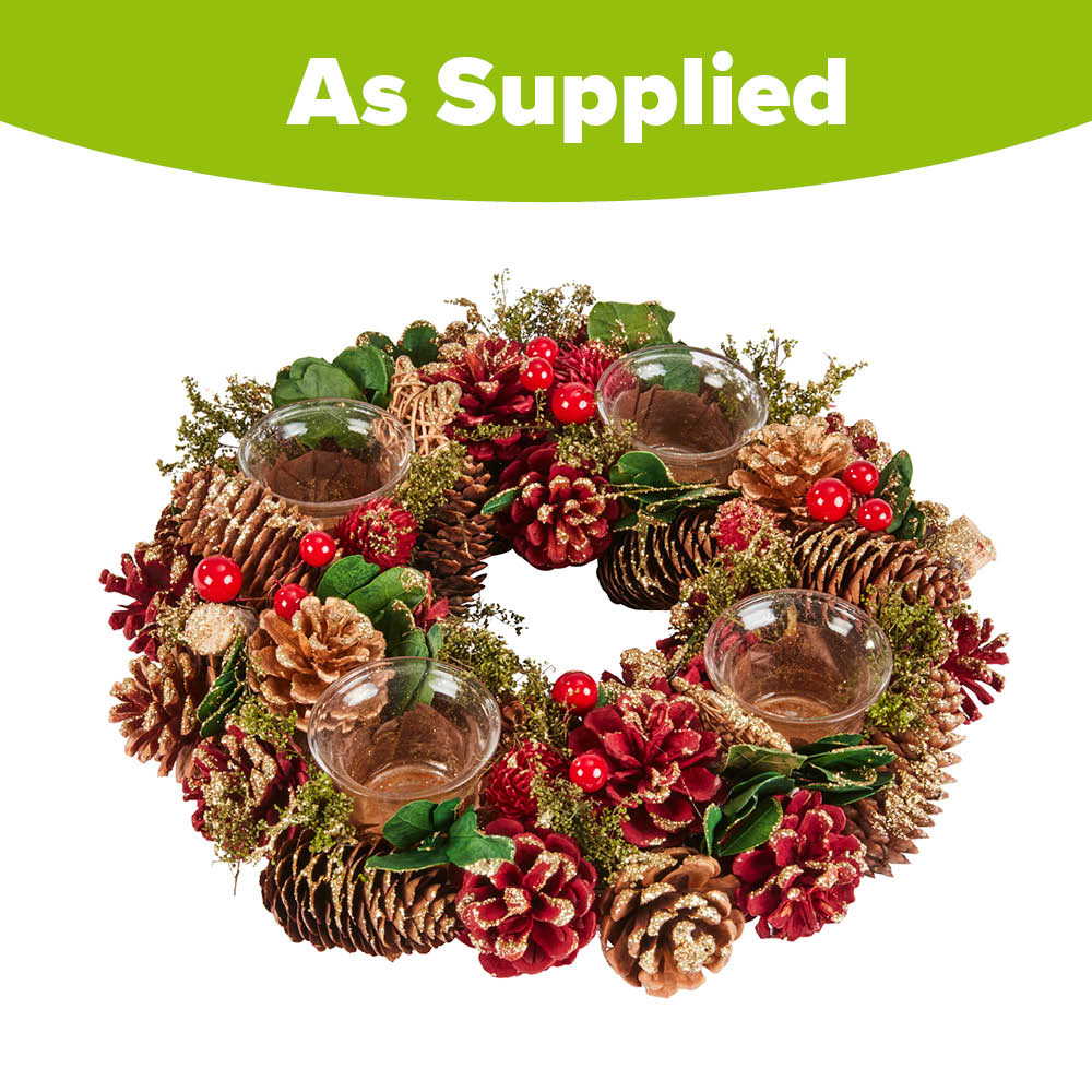 YouGarden Three Kings Ring Quartet Candle Holder 33cm Image 4