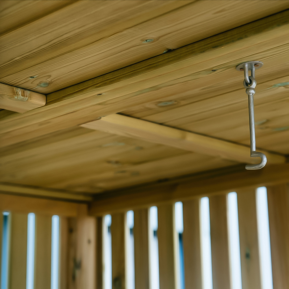 The Garden Village Whalley Commercial Euro 660L or 1100L Wheelie Bin Shed with Roof Image 7