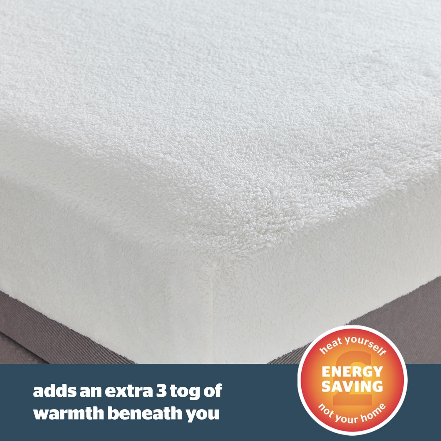 Silentnight Supersoft Thermal Mattress Cover - White / Double Image 3