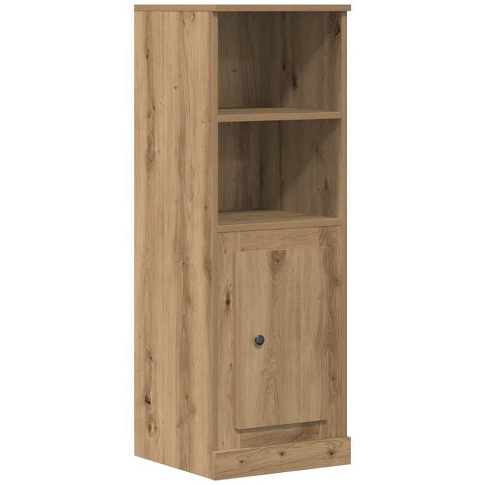 vidaXL Single Door 2 Shelf Artisan Oak Highboard Image 2