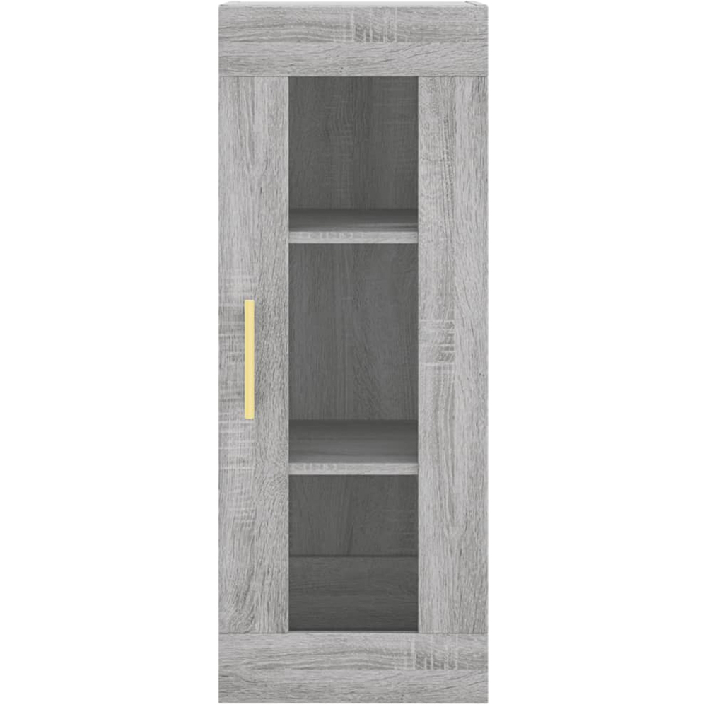 vidaXL Single Door 3 Shelf Grey Sonoma Highboard Image 6